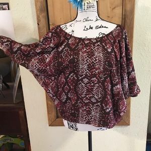 Over Shoulder Blouse